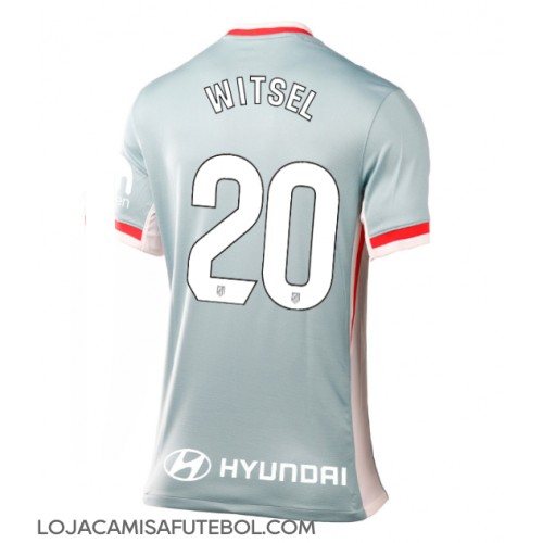 Camisa de Futebol Atletico Madrid Axel Witsel #20 Equipamento Secundário Mulheres 2024-25 Manga Curta